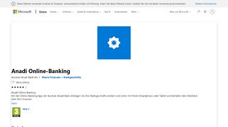 
                            11. Anadi Online-Banking beziehen – Microsoft Store de-AT