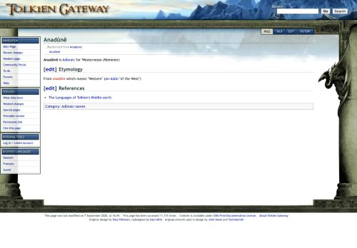 
                            13. Anadune - Tolkien Gateway