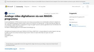 
                            10. Analoge video digitaliseren via een MAGIX-programma - Microsoft ...