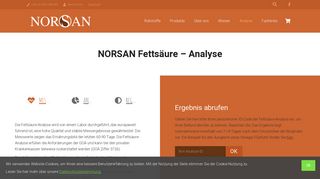 
                            4. Analyse abrufen - NORSAN