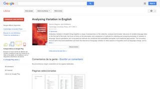 
                            12. Analysing Variation in English