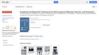 
                            10. Analytical and Diagnostic Techniques for Semiconductor Materials, ...