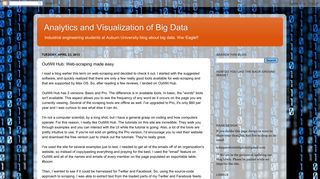 
                            1. Analytics and Visualization of Big Data: OutWit Hub: Web-scraping ...