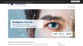 
                            11. Analytics Forum: Planung, Analyse und Forecast | Ihr ganzheitlicher ...