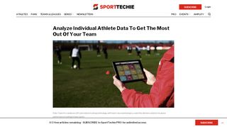 
                            6. Analyze Individual Athlete Data To Get The Most Out Of Your Team