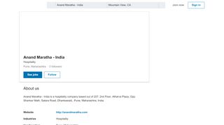 
                            10. Anand Maratha - India | LinkedIn