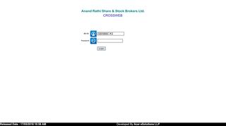 
                            5. Anand Rathi Share & Stock Brokers Ltd.-CROSSWEB