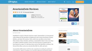 
                            13. AnastasiaDate Reviews - Is it a Scam or Legit? - HighYa