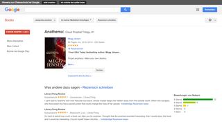 
                            7. Anathema: Cloud Prophet Trilogy, #1 - Google Books-Ergebnisseite