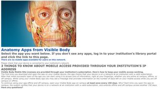 
                            5. Anatomy Apps from Visible Body