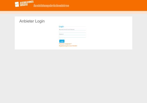 
                            7. Anbieter Login