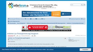 
                            9. Anbieter zur Preisoptimierung/Vergleich - sellerforum.de - Das ...