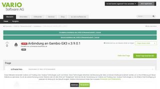 
                            9. Anbindung an Gambio GX3 v.3.9.0.1 - Installation - VARIO Software AG