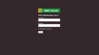 
                            2. ANC Membership Log In