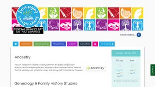 
                            12. Ancestry & Genealogy » CHB District Library