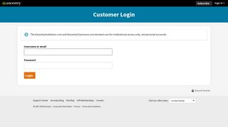 
                            2. Ancestry Login - Ancestry.com