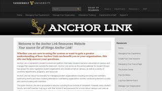 
                            1. Anchor Link | Vanderbilt University