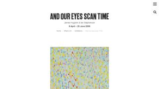 
                            9. And our eyes scan Time :: BALTIC Centre for Contemporary Art.