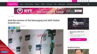 
                            12. And the winners of the Messaging and SMS Global ... - Capacity Media