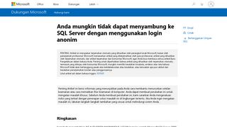 
                            12. Anda mungkin tidak dapat menyambung ke SQL Server dengan ...