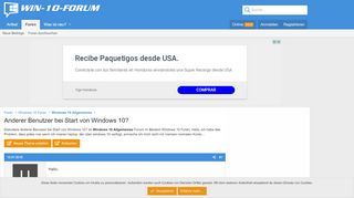 
                            7. Anderer Benutzer bei Start von Windows 10? - Windows 10 Forum
