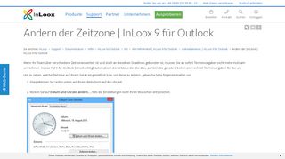
                            11. Ändern der Zeitzone | InLoox 9 für Outlook
