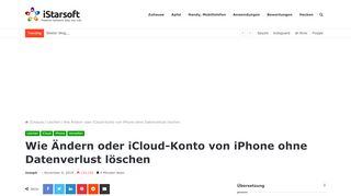 
                            6. Ändern oder Löschen von iCloud Account ohne ... - iPhone Manager