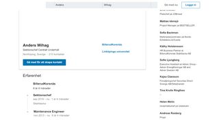 
                            12. Anders Wihag - Sektionschef - BillerudKorsnäs | LinkedIn