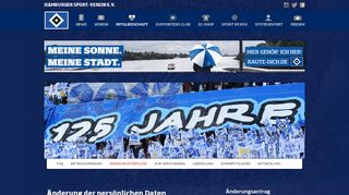 
                            5. : Änderungsformular - Hamburger Sport-Verein e.V. - HSV e. V.