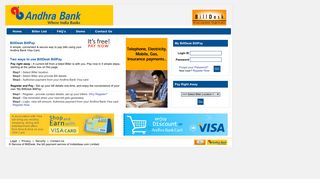 
                            12. Andhra Bank - BillDeskBillPay