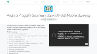 
                            8. Andhra Pragathi Grameen Bank Mobile Banking using App in 4 Easy ...