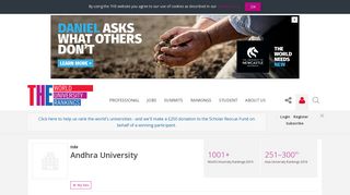 
                            11. Andhra University World University Rankings | THE