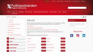 
                            10. Ändra tid, Folktandvård, Tandläkare, Tandvård, Gävle ...