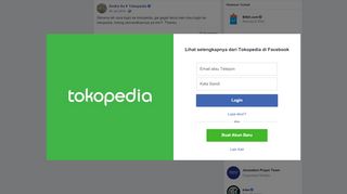 
                            6. Andre As - Gimana sih cara login ke tokopedia, gw gagal... | Facebook