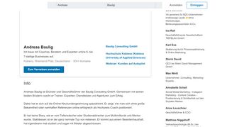 
                            7. Andreas Baulig – Geschäftsführer – Baulig Consulting GmbH | LinkedIn