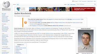 
                            9. Andrei Korobeinik - Wikipedia