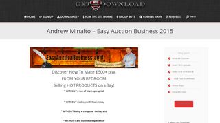 
                            8. Andrew Minalto – Easy Auction Business 2015 – ...
