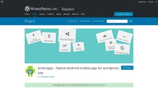 
                            10. Androapp – Native Android & IOS mobile app for wordpress site ...