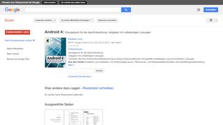 
                            13. Android 4: Übungsbuch für die App-Entwicklung. Aufgaben mit ...