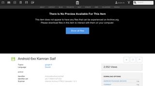 
                            7. Android 6xx Kamran Saif : Free Download, Borrow ... - Internet Archive