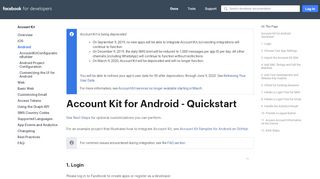 
                            6. Android - Account Kit - Documentation - Facebook for Developers
