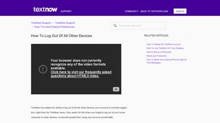 
                            11. [Android and Web] How To Log Out Of All Other Devices – TextNow ...