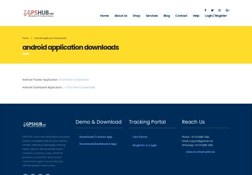 
                            3. Android Application Downloads | GPSHUB