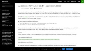 
                            10. Android Apps auf dem Linux Desktop | geeks-r-us