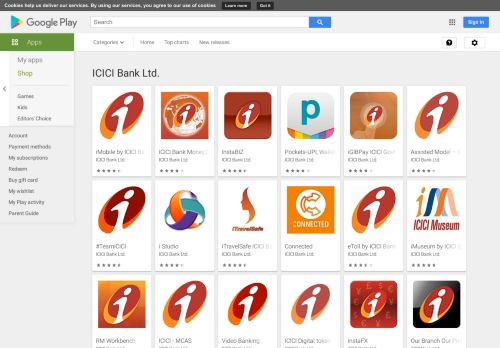
                            11. Android Apps by ICICI Bank Ltd. on Google Play