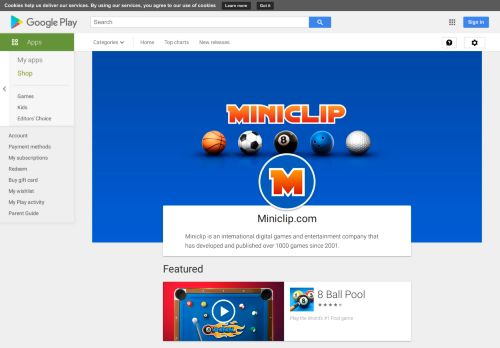 
                            8. Android Apps by Miniclip.com on Google Play