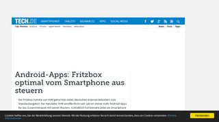 
                            9. Android-Apps: Fritzbox optimal vom Smartphone aus steuern | TECH.DE