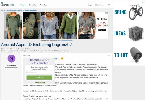 
                            7. Android Apps: ID-Erstellung begrenzt :/ - Android Allgemein ...