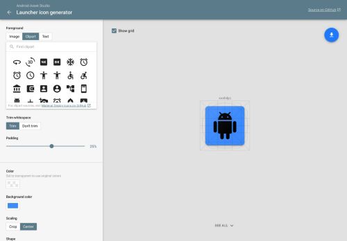 
                            11. Android Asset Studio - Launcher icon generator - GitHub Pages