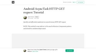 
                            13. Android AsyncTask HTTP GET request Tutorial – Jason Cromer ...
